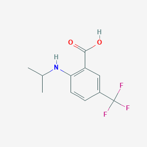 2-Isopropylamino-5-(trifluoromethyl)benzoic acid