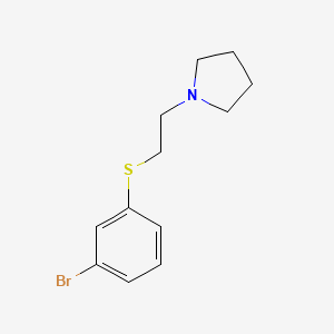 1-[2-(3-Bromo-phenylsulfanyl)-ethyl]-pyrrolidine