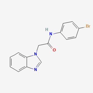 2-benzimidazol-1-yl-N-(4-bromophenyl)-acetamide
