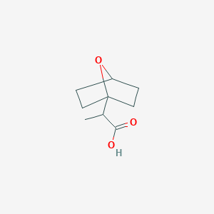(Rac)-2-(7-oxa-bicyclo [2.2.1]hept-1-yl)-propionic acid