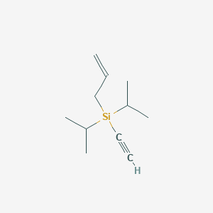 molecular formula C11H20Si B8442933 (Allyldiisopropylsilyl)acetylene 