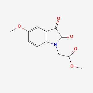 Methyl 2-(5-methoxy-2,3-dioxoindolin-1-yl)acetate