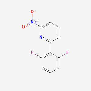 2-(2,6-Difluoro-phenyl)-6-nitro-pyridine