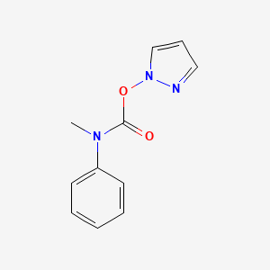 Methyl-phenyl-carbamic Acid pyrazol-1-yl Ester