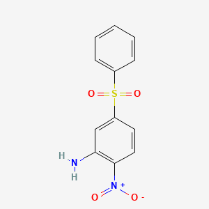 2-Amino-1-nitro-4-phenylsulfonylbenzene