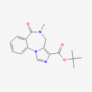 5,6-Dihydro-5-methyl-6-oxo-4H-imidazo[1,5-a][1,4]benzodiazepine-3-carboxylic acid tert-butyl ester