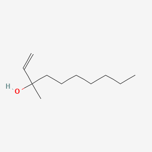 molecular formula C11H22O B8443179 3-Hydroxy-3-methyl-1-decene 