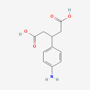 molecular formula C11H13NO4 B8443218 3-(4-Aminophenyl)-glutaric acid 