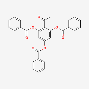 molecular formula C29H20O7 B8443454 2',4',6'-Tribenzoyloxyacetophenone CAS No. 40296-15-9