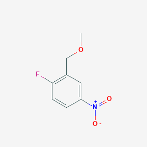 molecular formula C8H8FNO3 B8443480 1-Fluoro-2-(methoxymethyl)-4-nitrobenzene 