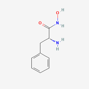 molecular formula C9H12N2O2 B8443543 (R)-2-Amino-N-hydroxy-3-phenyl-propionamide 