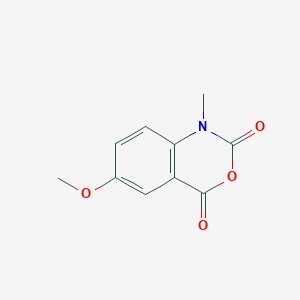 molecular formula C10H9NO4 B8443693 6-Methoxy-1-methyl-1H-benzo(d)(1,3)oxazine-2,4-dione 