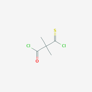 molecular formula C5H6Cl2OS B8443747 Dimethylthiomalonyl chloride 