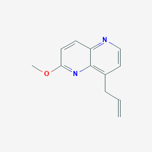 molecular formula C12H12N2O B8443851 8-Allyl-2-methoxy-[1,5]naphthyridine 