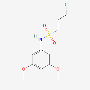 N-(3,5-dimethoxyphenyl)-3-chloro-1-propanesulfonamide