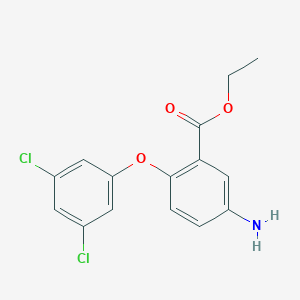 Ethyl 5-amino-2-(3,5-dichlorophenoxy)benzoate