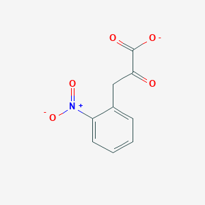 molecular formula C9H6NO5- B8443995 o-Nitrobenzylglyoxylate 