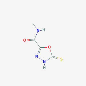 2-(N-Methylcarbamoyl)-1,3,4-oxadiazole-5-thiol