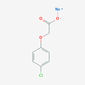molecular formula C8H6ClNaO3 B084440 Sodium 4-chlorophenoxyacetate CAS No. 13730-98-8