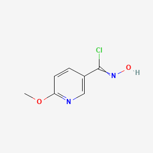N-Hydroxy-6-methoxy-3-pyridinecarboximidoyl chloride