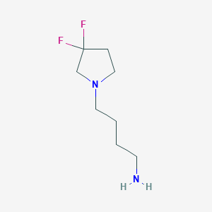 4-(3,3-Difluoropyrrolidin-1-yl)butan-1-amine