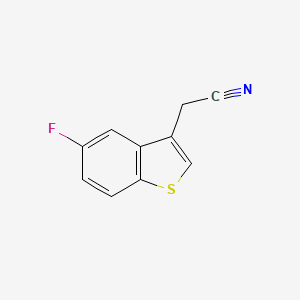 (5-Fluoro-benzo[b]thiophen-3-yl)-acetonitrile