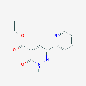 Ethyl 3-oxo-6-(pyridin-2-yl)-2,3-dihydropyridazine-4-carboxylate