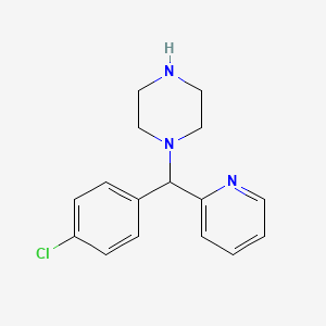 1-[4-Chlorophenyl-(2-pyridyl)methyl]piperazine