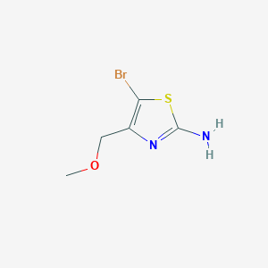 molecular formula C5H7BrN2OS B8444171 5-Bromo-4-methoxymethyl-thiazol-2-ylamine 