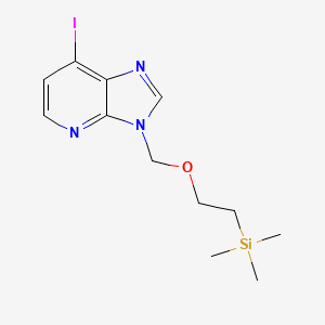 7-Iodo-3-(2-trimethylsilanyl-ethoxymethyl)-3H-imidazo[4,5-b]pyridine