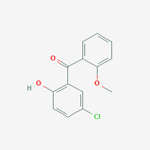 molecular formula C14H11ClO3 B8444280 5-Chloro-2-hydroxy-2'-methoxybenzophenone 