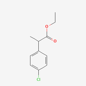 molecular formula C11H13ClO2 B8444300 Ethyl 2-(4-chlorophenyl)propionate 
