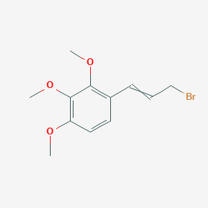 molecular formula C12H15BrO3 B8444423 (2,3,4-Trimethoxy)cinnamyl bromide 