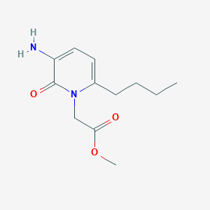 Methyl[3-amino-6-butyl-1,2-dihydro-2-oxo-1-pyridyl]acetate