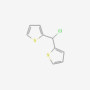 molecular formula C9H7ClS2 B8444486 Di(2-thienyl)methyl chloride 