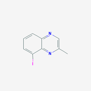 molecular formula C9H7IN2 B8444577 2-Methyl-8-iodoquinoxaline 