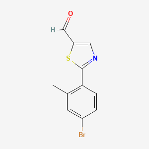2-(4-Bromo-2-methyl-phenyl)-thiazole-5-carbaldehyde