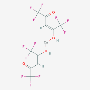 molecular formula C10H2CuF12O4 B084446 Copper(II) hexafluoroacetylacetonate CAS No. 14781-45-4