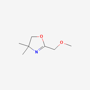molecular formula C7H13NO2 B8444634 4,4-Dimethyl-2-methoxymethyl-2-oxazoline CAS No. 53416-47-0