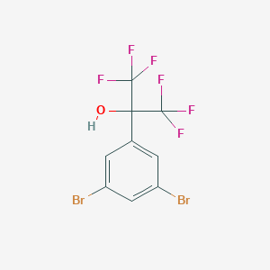 1-[2,2,2-Trifluoro-1-hydroxy-1-(trifluoromethyl)ethyl]-3,5-dibromobenzene