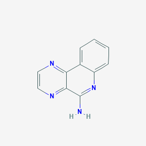 molecular formula C11H8N4 B8444741 Pyrazino[2,3-c]quinolin-5-amine 