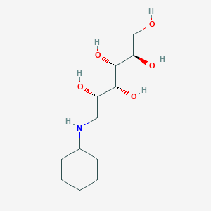 molecular formula C12H25NO5 B8444764 N-cyclohexyl-D-glucamine 