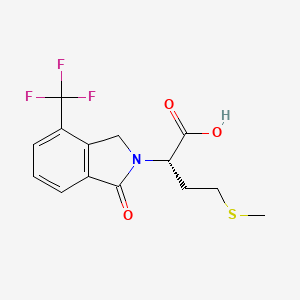 (S)-4-methylsulfanyl-2-(1-oxo-4-trifluoromethyl-1,3-dihydro-isoindol-2-yl)-butyric acid