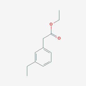 molecular formula C12H16O2 B8444780 Ethyl 2-(3-ethylphenyl)acetate 