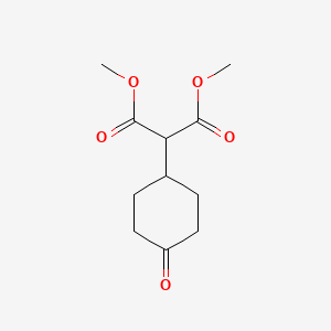 molecular formula C11H16O5 B8444807 Dimethyl (4-oxocyclohexyl)malonate 
