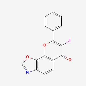 7-Iodo-8-phenyl-chromeno[7,8-d]oxazol-6-one