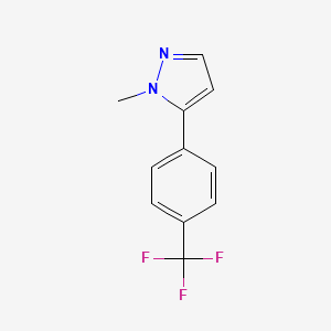 1-Methyl-5-(4-(trifluoromethyl)phenyl)-1H-pyrazole