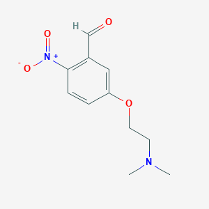 5-(2-Dimethylaminoethoxy)-2-nitrobenzaidehyde