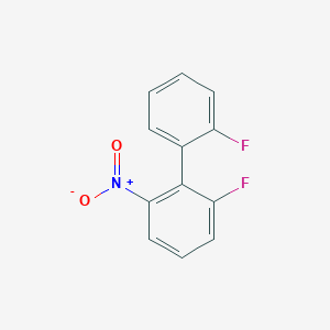 molecular formula C12H7F2NO2 B8445136 2,2'-Difluoro-6-nitrobiphenyl 
