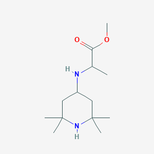 molecular formula C13H26N2O2 B8445161 N-(2,2,6,6-tetramethyl-4-piperidinyl)aminopropionic acid methyl ester 